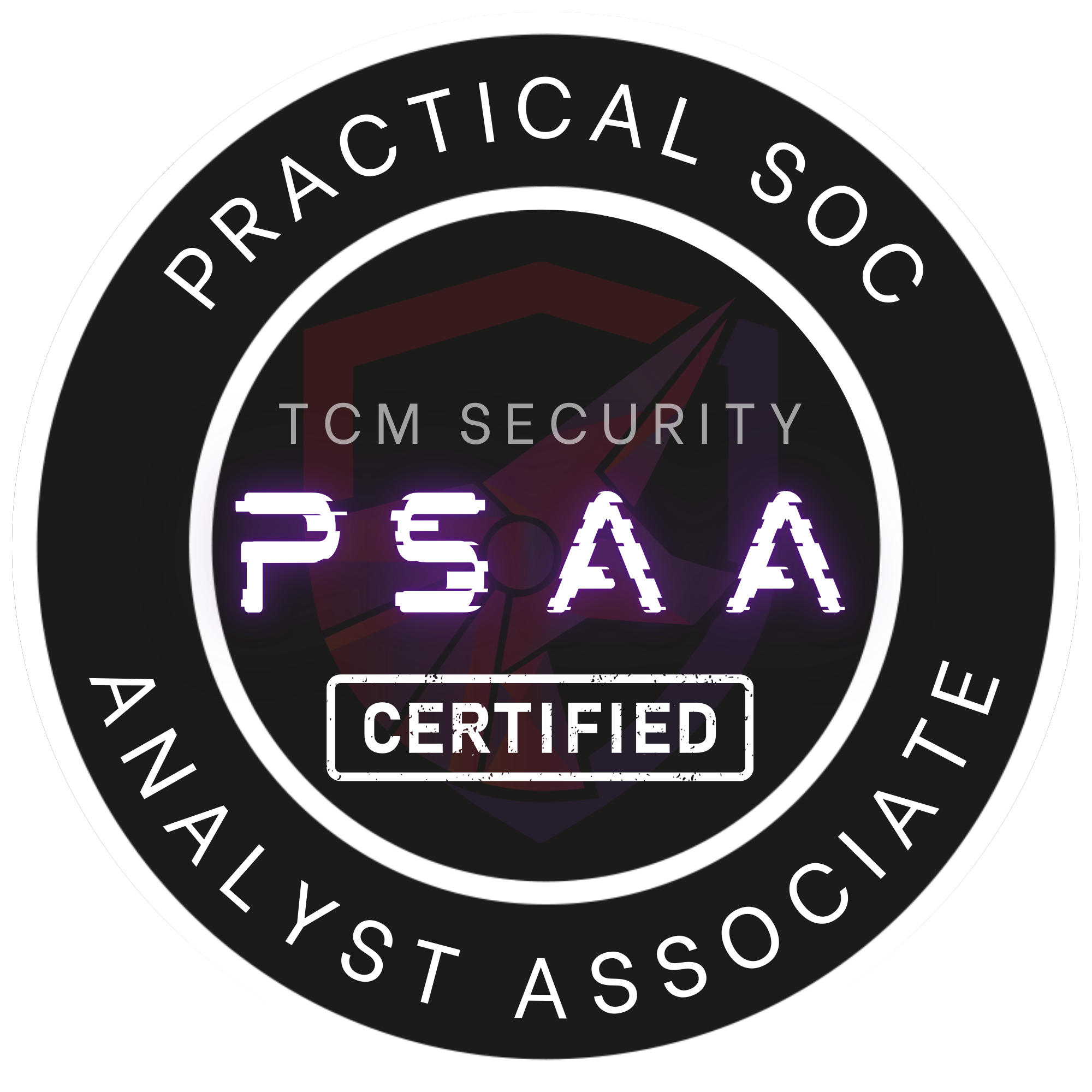 PSAA badge
